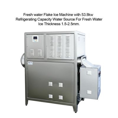 Αγορά Freshwater Flake Ice Machine with 53.8kw Refrigerating Capacity 10000kg/24h Production and 1.5-2.5mm Ice Thickness online manufacture